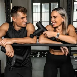 Pistolet do masażu Gymtastic Gymgun Fit 2.0, 4 głowice, 6 poziomów intensywności