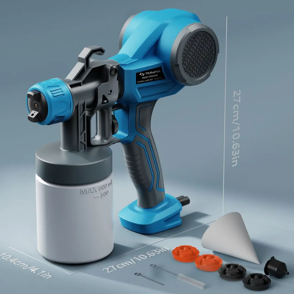 Pistolet natryskowy Tilswall Alien 500 CX65, 500 W, 0,6 l