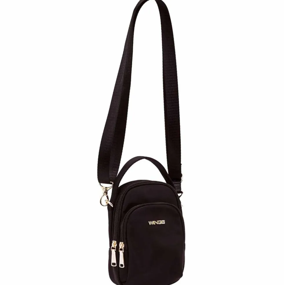 Plecak crossbody Wings Rosella, 1 l, czarny