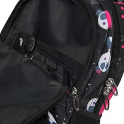 Plecak i piórnik Wings Panda, czarny