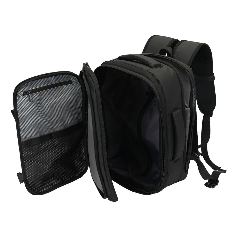 Plecak kompresyjny Wings Vireo, 20 l, z pompką, czarny