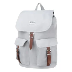 Plecak miejski materiałowy Puccini Legacy, 20 l, szary