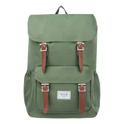 Plecak miejski materiałowy Puccini Legacy, 21 l, zielony