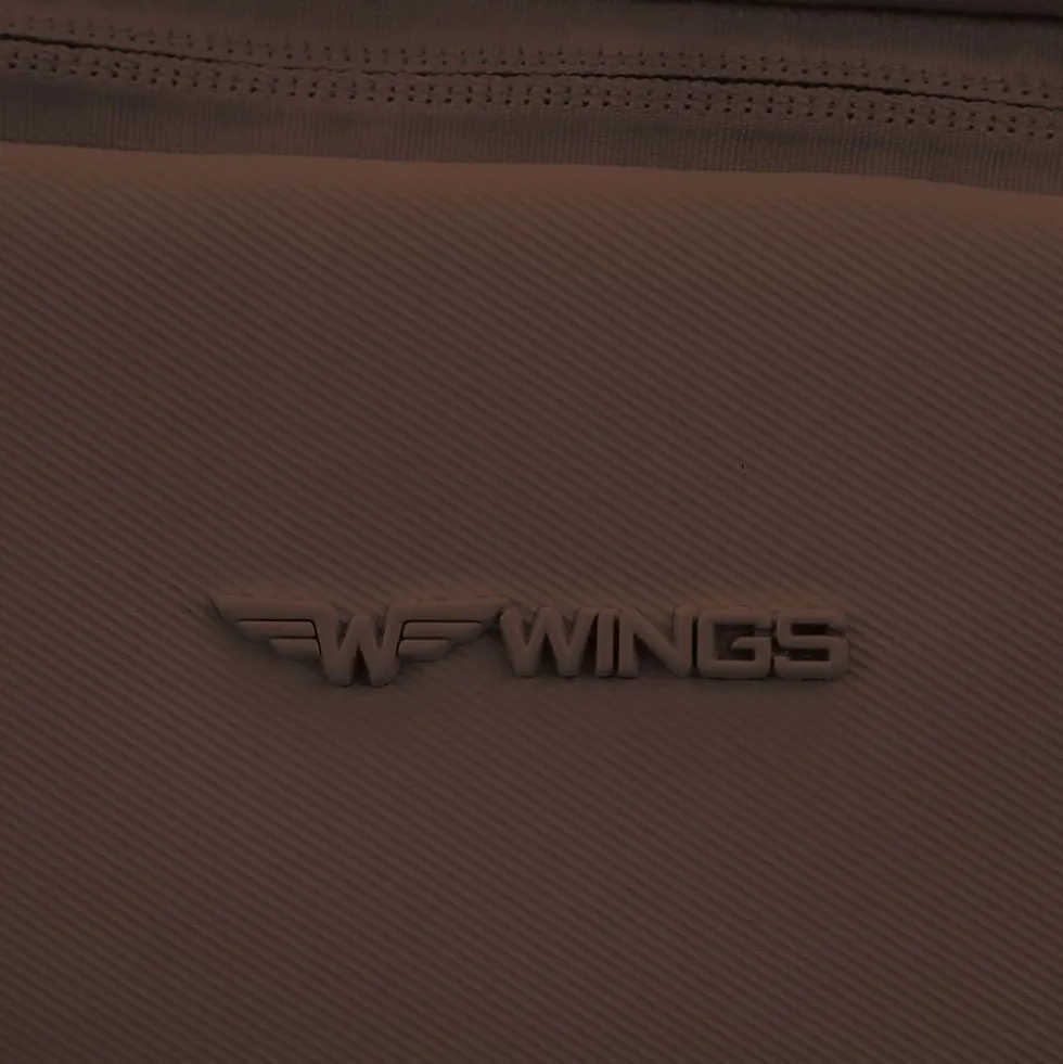 Plecak podróżny Wings CBP003, kabinowy, 43 x 30 x 17 cm, brązowy