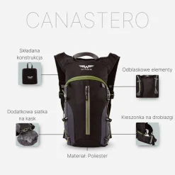 Plecak rowerowy Wings Canastero, 10 l, zielony