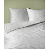 Pościel z perkalu 160 x 200 cm Lame Percale, kwiatki, biała