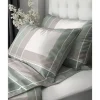 Pościel z perkalu 160 x 200 cm Lame Percale, geometria, zielona
