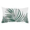 Poduszka Domarex Cleo Bahama Palms, 30 x 50 cm, palmy, biała