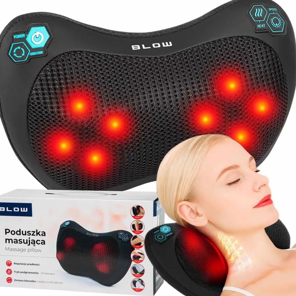 Poduszka masująca Blow Shiatsu, masażer