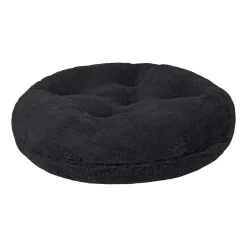 Poduszka okrągła Domarex Ivy Plush, ciemnoszara
