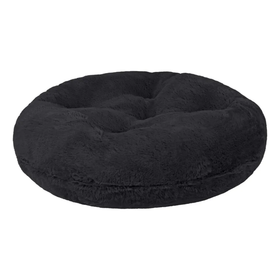 Poduszka okrągła Domarex Ivy Plush, ciemnoszara