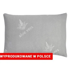 Poduszka ortopedyczna Smukee Home Aloe Vera 60 x 40, szara