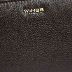 Portfel damski skórzany Wings 2W9, czarny