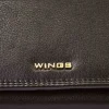 Portfel damski skórzany Wings 2W10, czarny