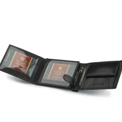 Portfel męski skórzany RFID Peterson, 9 x 12 x 2,5 cm