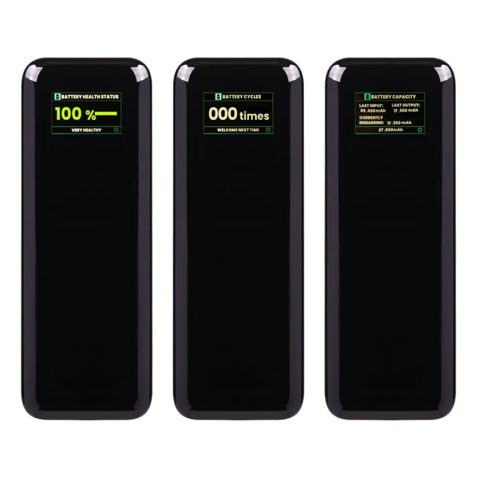 Powerbank Blow PB 30B, 27000 mAh, 140 W, z wyświetlaczem, czarny