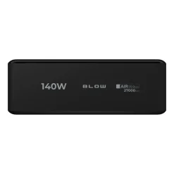 Powerbank Blow PB 30B, 27000 mAh, 140 W, z wyświetlaczem, czarny