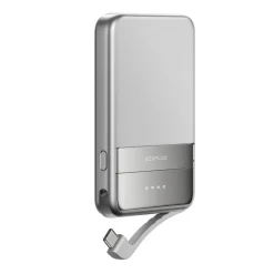 Powerbank EcoFlow Rapid Qi2 5000 mAh, 30 W, srebrny