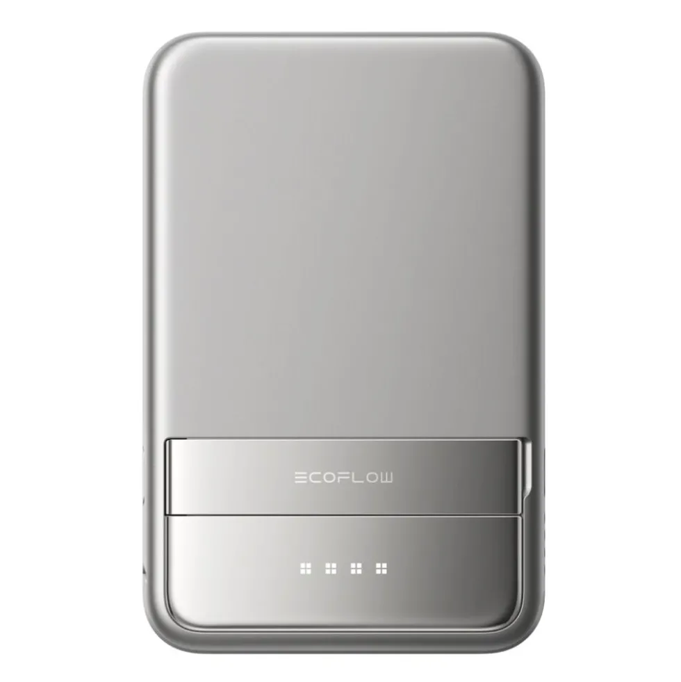Powerbank EcoFlow Rapid Qi2 5000 mAh, 30 W, srebrny