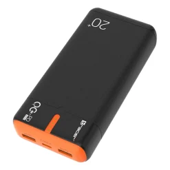 Powerbank Tracer EnerGen, 20000 mAh, grafitowo-pomarańczowy