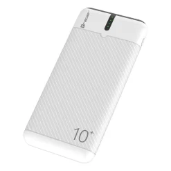 Powerbank Tracer EnerGo, 10000 mAh, biało-czarny
