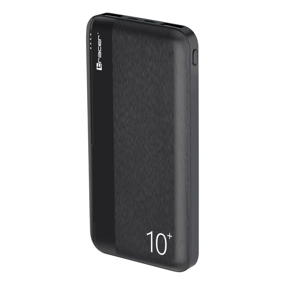 Powerbank Tracer WatsUp, 10000 mAh, czarny