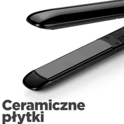 Prostownica BaByliss Smooth Finish 230 ST250E, 41 W, czarna