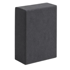 Prześcieradło frotte z gumką 90 x 200 cm Pation Home Luneo, grafitowe