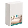 Prześcieradło frotte z gumką 180 x 200 cm Pation Home Luneo, białe