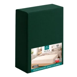 Prześcieradło z gumką 160 x 200 cm Pation Home Nexa, zielone