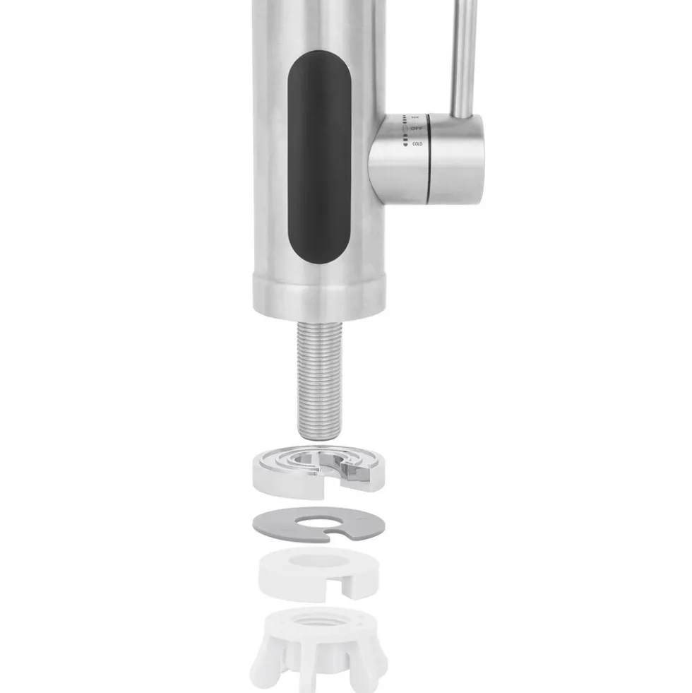 Przepływowy podgrzewacz wody Noveen IWH560 Inox, LED, 2 – 2,5 l/min