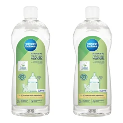 Płyn do mycia smoczków i butelek Canpol Babies, 2 x 500 ml
