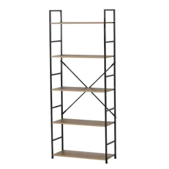 Regał 58,6 x 23,5 x 144 cm Sanico, 5 półek, dębowy