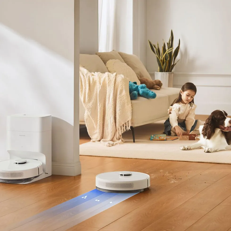 Robot sprzątający Dreame D10 Plus Gen 2, z funkcją mopowania i automatycznego opróżniania, 6000 Pa