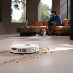Robot sprzątający Dreame D20 Ultra, 13 kPa, z funkcją mopowania i samoczyszczenia, biały