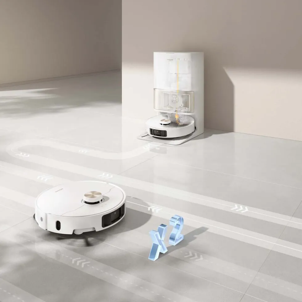 Robot sprzątający Dreame L40 Ultra, z funkcją mopowania, 11 kPa, biały