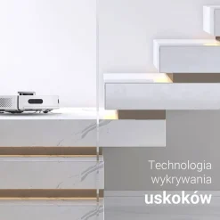 Robot sprzątający EZVIZ RE4 Plus, ze stacją opróżniającą, biały