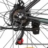 Rower elektryczny MTB Ancheer, 27,5”, czarny z zielonymi elementami