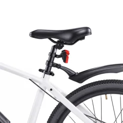 Rower elektryczny MTB Bikfun AMAK00054, koła 26'', biały
