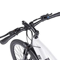 Rower elektryczny MTB Bikfun AMAK00054, koła 26'', biały