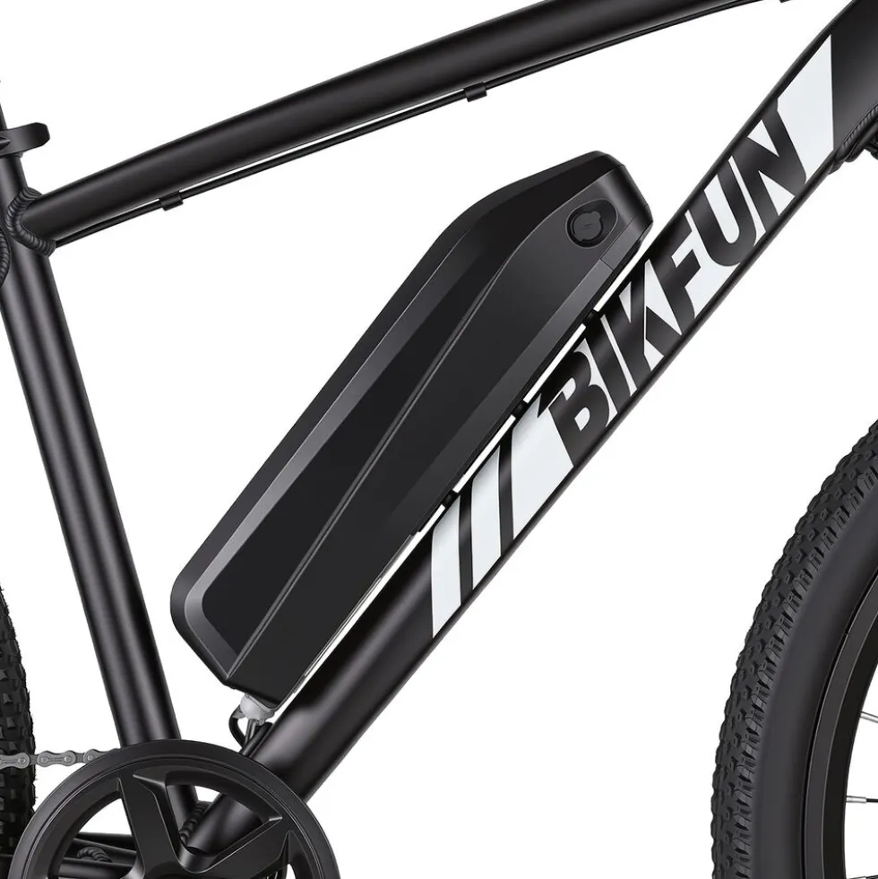 Rower elektryczny MTB Bikfun AMAK00051, koła 27,5'', biały
