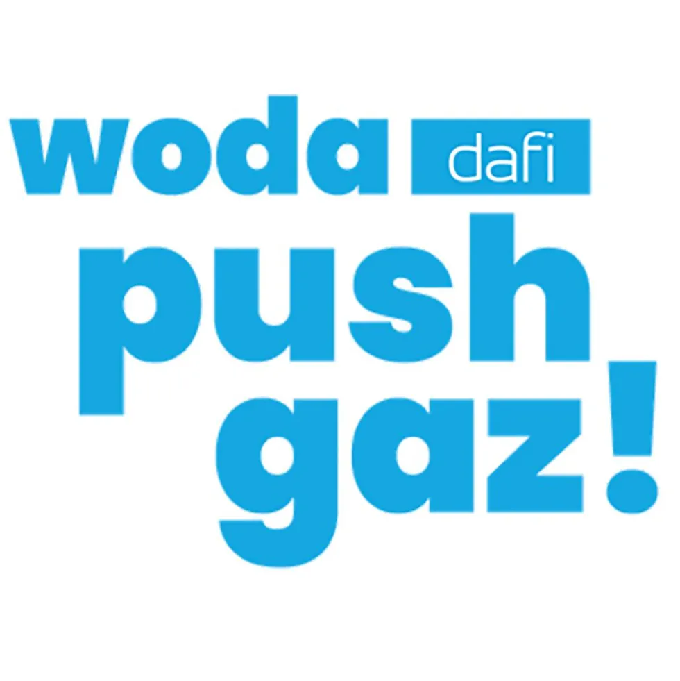 Saturator Dafi PushAir, nabój CO2, butelka 0,7 l, czarny