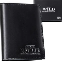 Skórzany portfel męski Always Wild, 13 x 9,5 x 2 cm