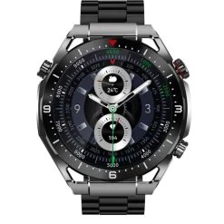 Smartwatch Ecowatch 1, 3 wymienne paski, czarny