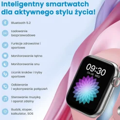 Smartwatch Extralink Lifestyle Watch9, 2 opaski, srebrny