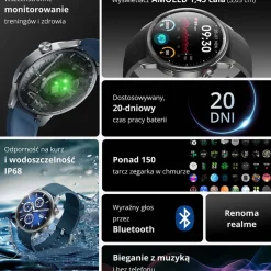 Smartwatch Realme Watch S2, szary