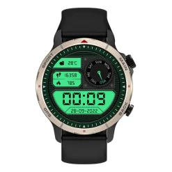 Smartwatch Tracer GP-Navi BK, wodoodporny, czarny