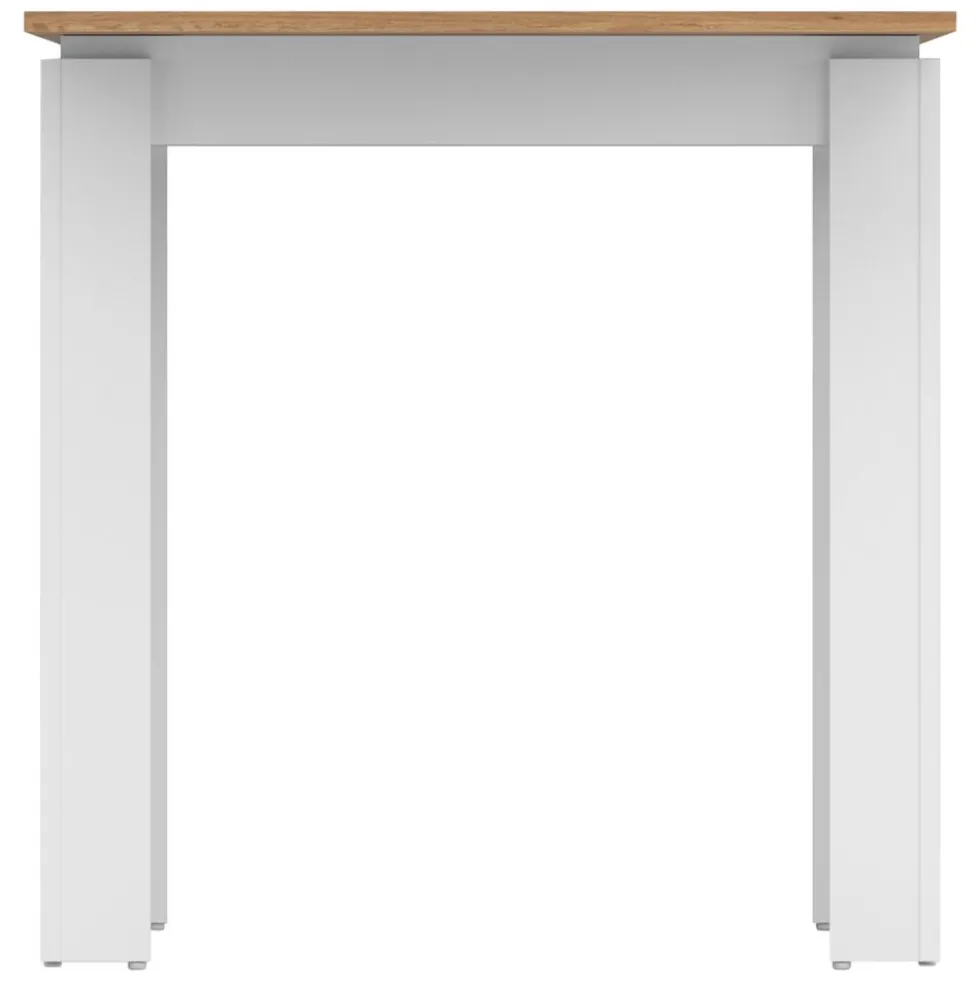 Stół rozkładany Meblomaster, 75-118 x 75 x 78 cm, dąb craft z białym