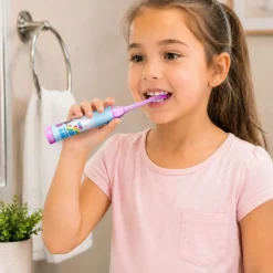 Szczoteczka oscylacyjna dla dzieci MPTech, Koci Domek Gabi, różowa