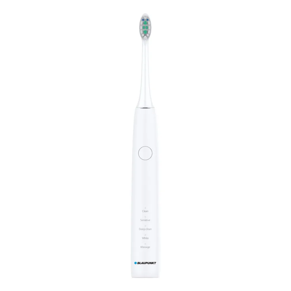 Szczoteczka soniczna Blaupunkt DTS201WH, 2 wymienne końcówki, biała